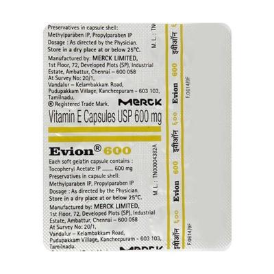 Evion 600mg Capsule 10'S