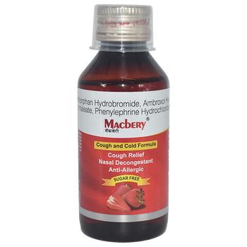 Macbery Sugar Free Syrup 100ml
