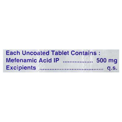 Meftal 500mg Tablet 10'S