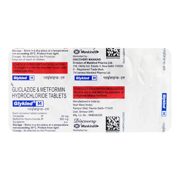 Glykind M Tablet 10'S