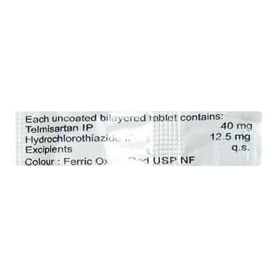 Telmikind H 40mg Tablet 10'S