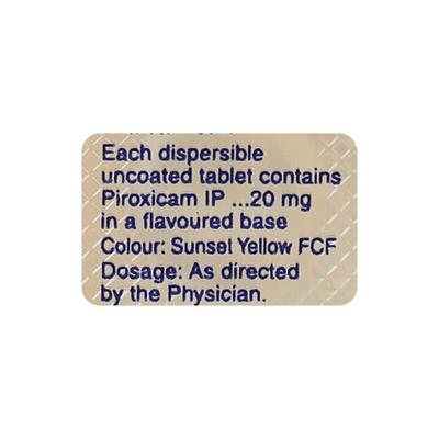 Pirox DT 20mg Tablet 10'S