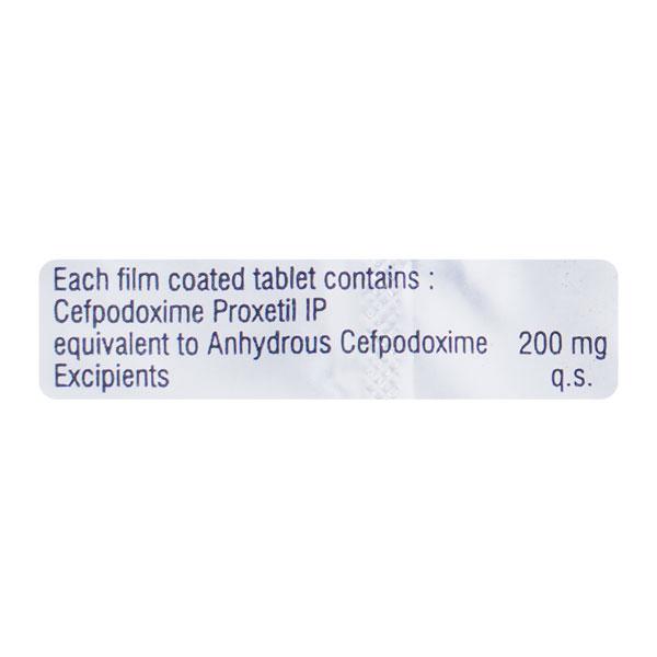 Gudcef 200mg Tablet 10'S