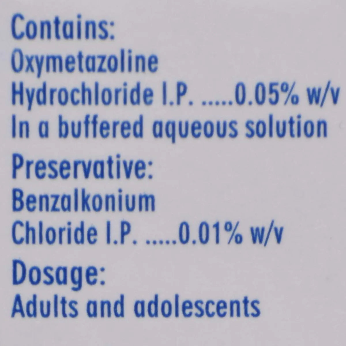 Otrivin Oxy Fast Relief Adult Nasal Spray 10ml