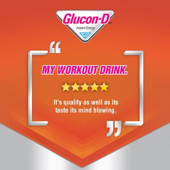 Glucon-D Instant Energy Powder - Tangy Orange (Refill) 450 gm