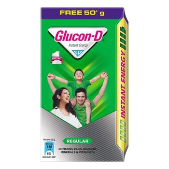 Glucon-D Instant Energy Powder - Regular (Refill) (200 gm + Free 50 gm)