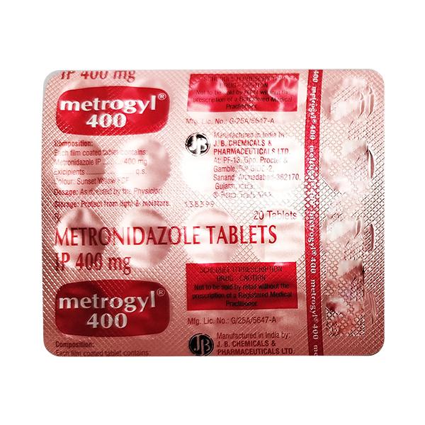 METROGYL 400 Tablet 20's