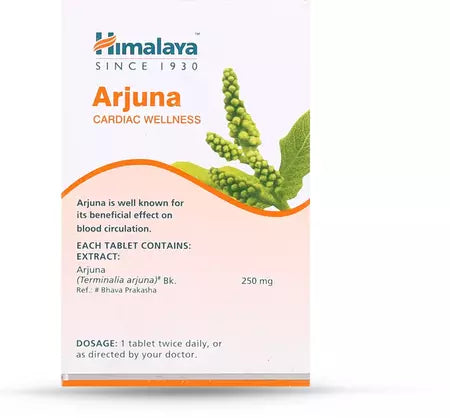 Himalaya Wellness Pure Herbs Arjuna Cardiac Regulation Tablet Bottle Of 60