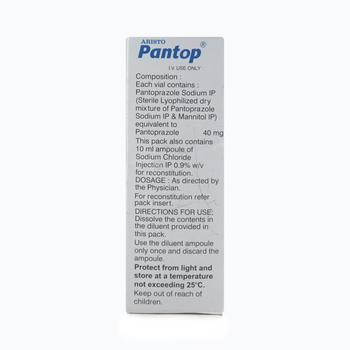 Pantop 40mg Injection 1'S