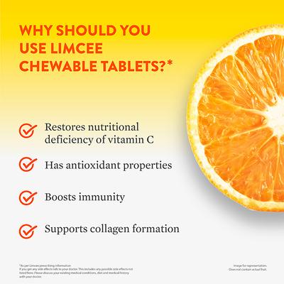 LIMCEE ORANGE FLAVOUR 500mg Chewable Tablet 15's