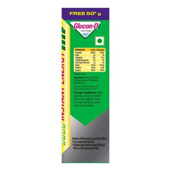 Glucon-D Instant Energy Powder - Regular (Refill) (200 gm + Free 50 gm)