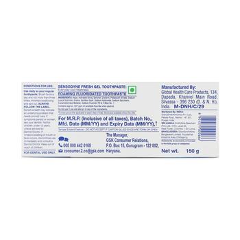Sensodyne Fresh Gel Toothpaste 150 gm