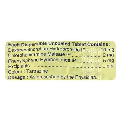 TUSQ DX DT Dispersible Tablet 10's
