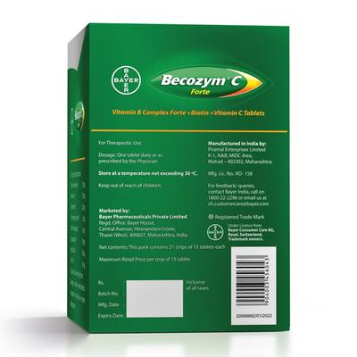 Becozym C Forte Tablet 15's