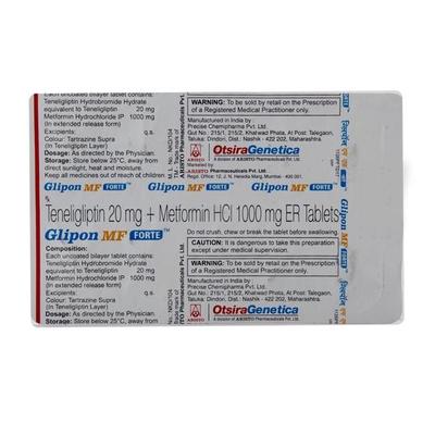 Glipon MF Forte Tablet 10'S