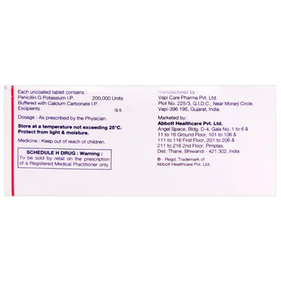 Pentids 200000IU Tablet 10's