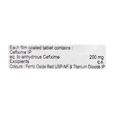 Mahacef 200mg Tablet 10'S