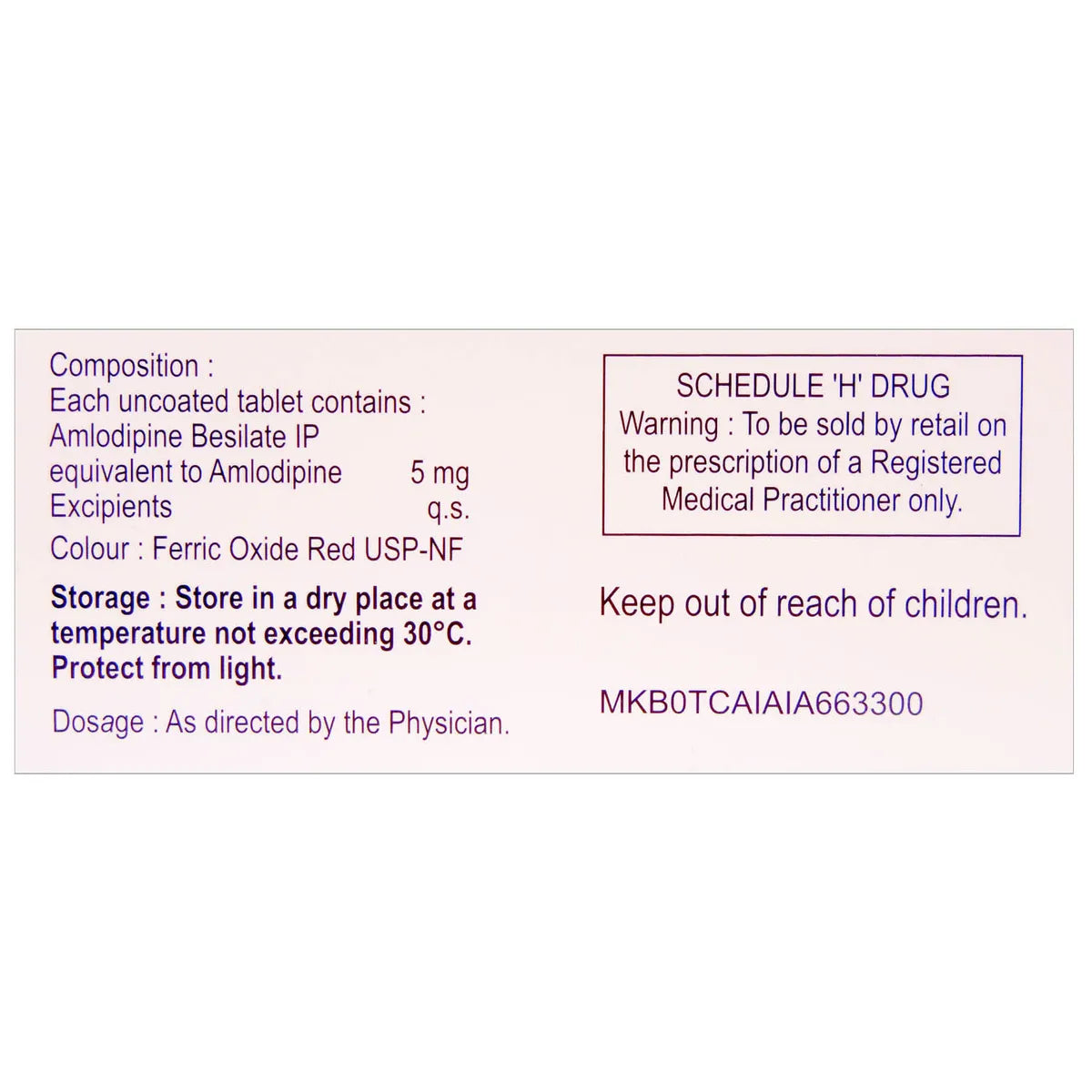 Amlokind 5 Tablet 15