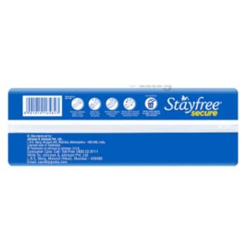 Stayfree Secure Cottony Soft Regular with Wings Sanitary Pad 6's