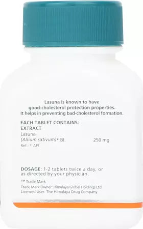 Himalaya Lasuna Tablets - 60'S
