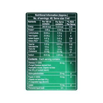 Overzyme Saunf Flavour Syrup 200ml