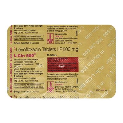 Lcin 500mg Tablet 10'S