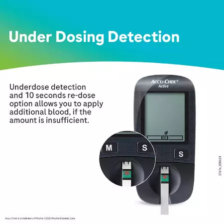 Accu-Chek Active Glucometer Test Strips Box Of 100 (50 X 2)