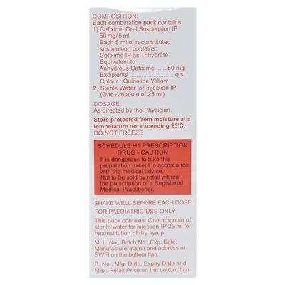 Zifi 50mg Dry Syrup 30ml