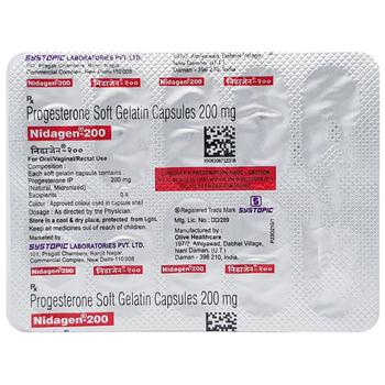 Nidagen 200mg Capsule 10'S