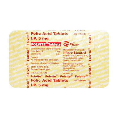 Folvite Tablet 45'S