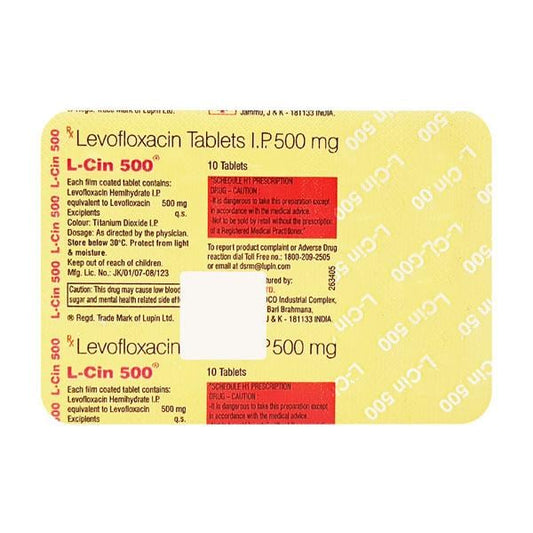 Lcin 500mg Tablet 10'S