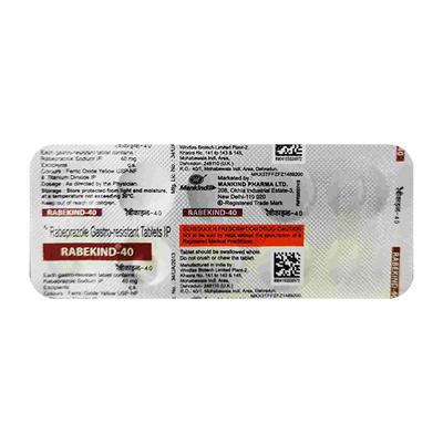 RABEKIND 40 Tablet 10's