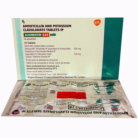 Augmentin 625 Duo Tablet 10