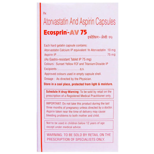 Ecosprin Av 75 Capsule 15