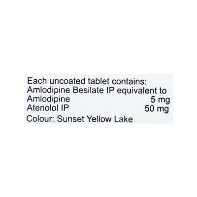 Amlovas AT 50mg Tablet 15'S