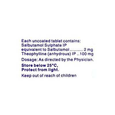 Theo Asthalin Tablet 30'S