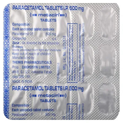 Metacin Tablet 15's