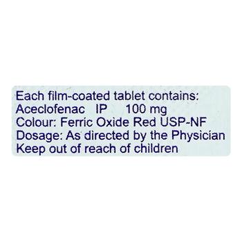 Zerodol 100mg Tablet 10'S
