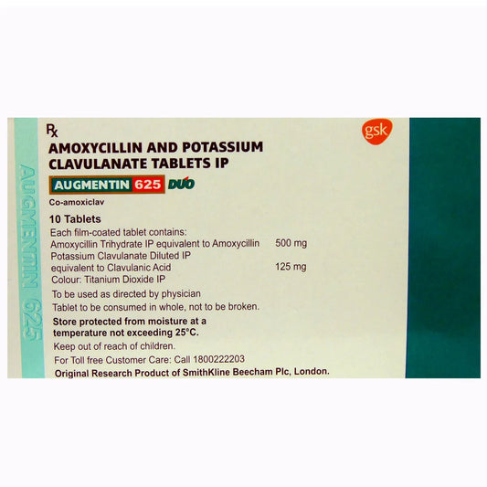 Augmentin 625 Duo Tablet 10