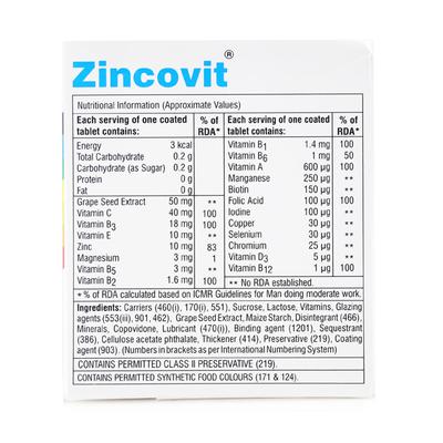 Zincovit Tablet 15'S