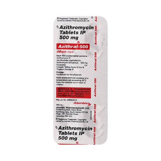 Azithral 500 Tablet 5