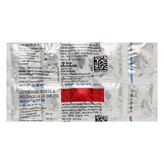 GUDCEF XL NEW 200 Tablet 10's