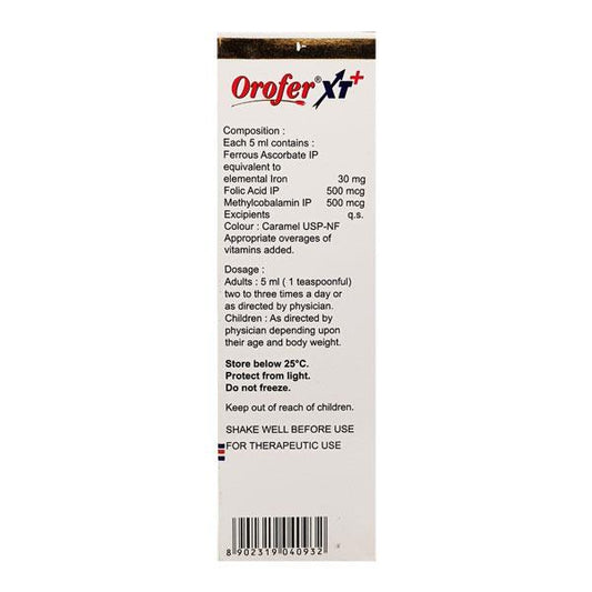 Orofer XT+ Orange Cool Flavour Suspension 200ml