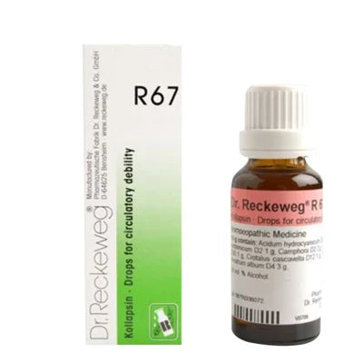 Dr.Reckeweg R 67 Heart Circulatory Debility Drops 22 Ml