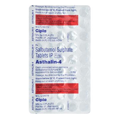 ASTHALIN 4 Tablet 45's