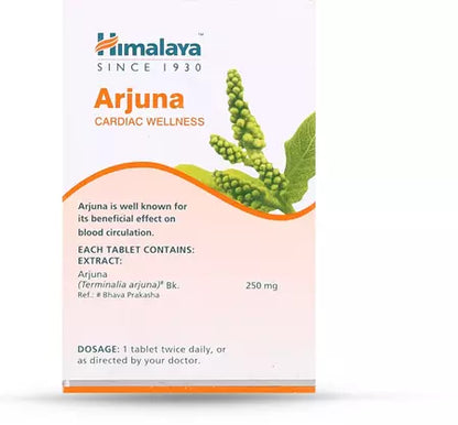 Himalaya Wellness Pure Herbs Arjuna Cardiac Regulation Tablet Bottle Of 60