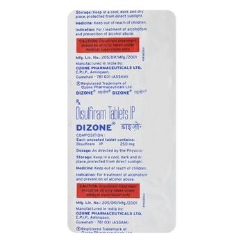 Dizone 250mg Tablet 10'S