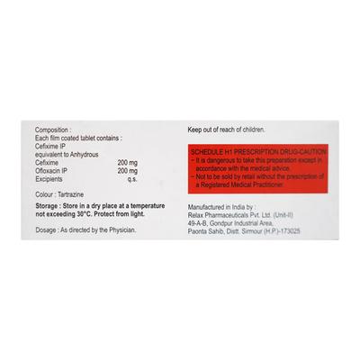 Mahacef Plus 200mg Tablet 10'S
