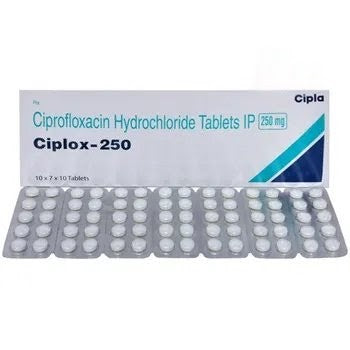Ciplox 250mg Tablet 10'S