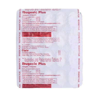 Ibugesic Plus Tablet 20'S